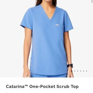 catarina one pocket scrub top